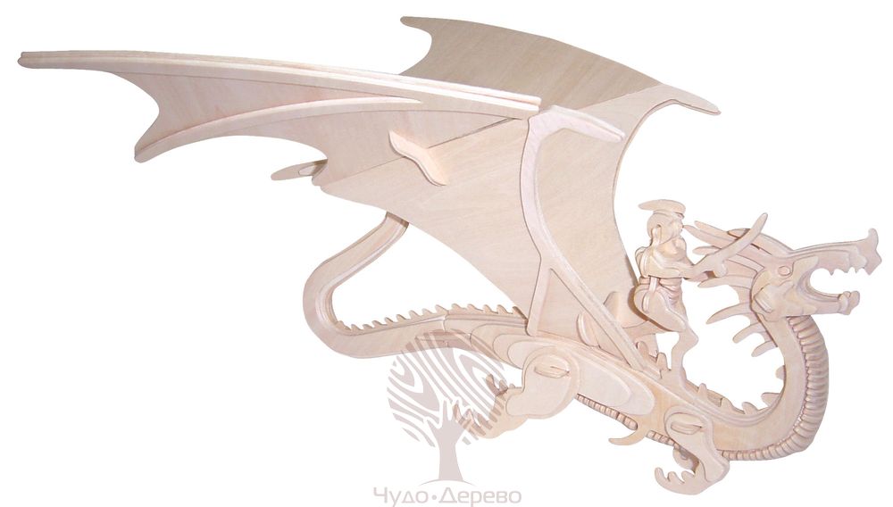 Летящий Дракон и Всадник, арт.: M042