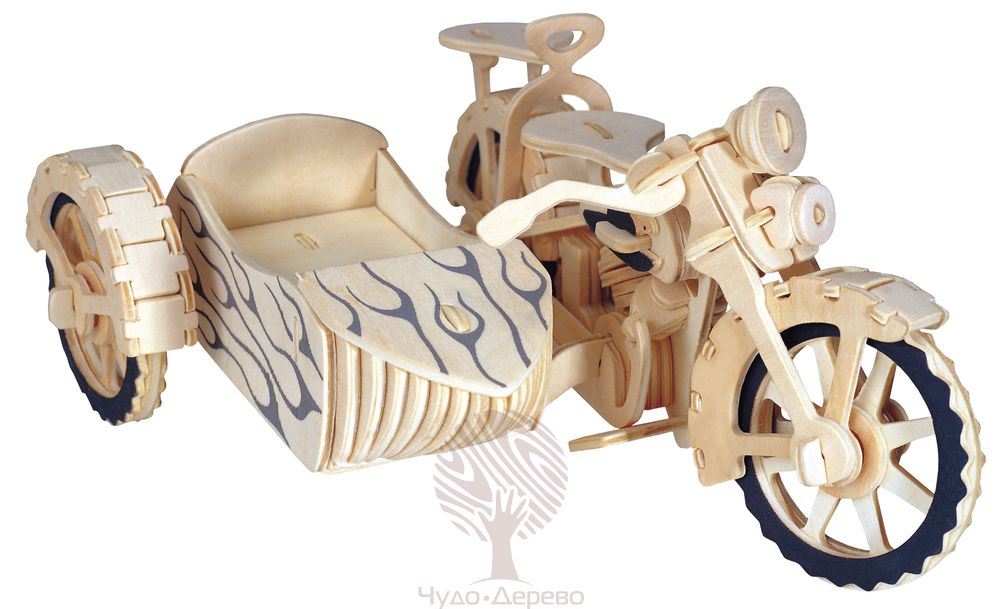 Мотоцикл с коляской, арт.: P124