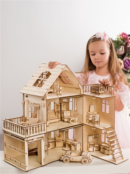 Чудо-Дом с мебелью и машиной, арт.: DHP002
