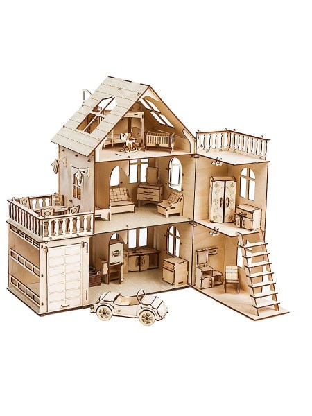 Чудо-Дом с мебелью и машиной, арт.: DHP002