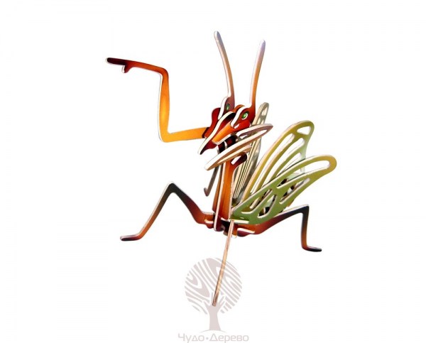 Богомол (малый, цветной), арт.: EC019