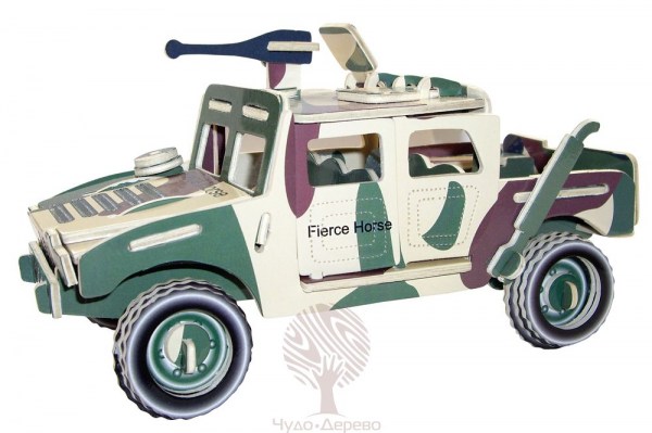 Военный внедорожник (цветной), арт.: PC063