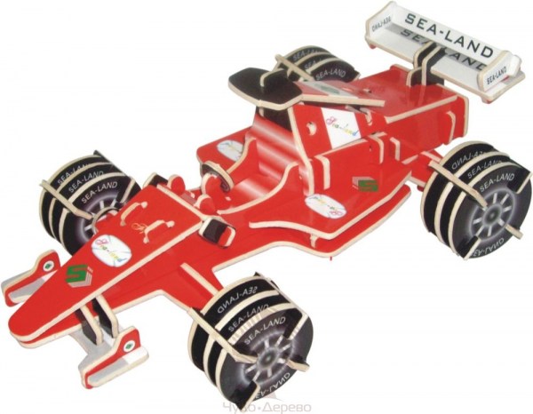 Гоночный болид (цветной), арт.: PC081