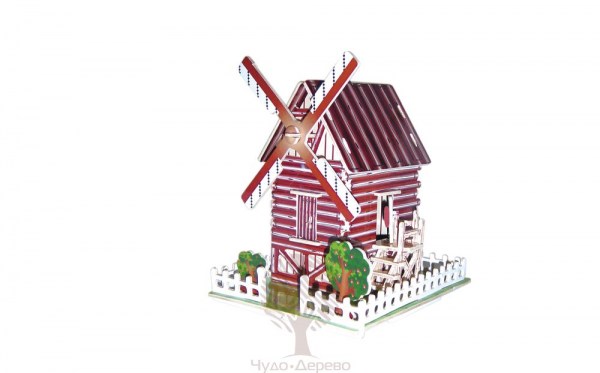 Ветряная мельница (цветная), арт.: PHC006
